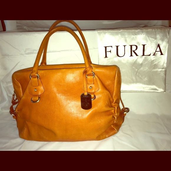 Furla Handbags - Orange Furla bag.